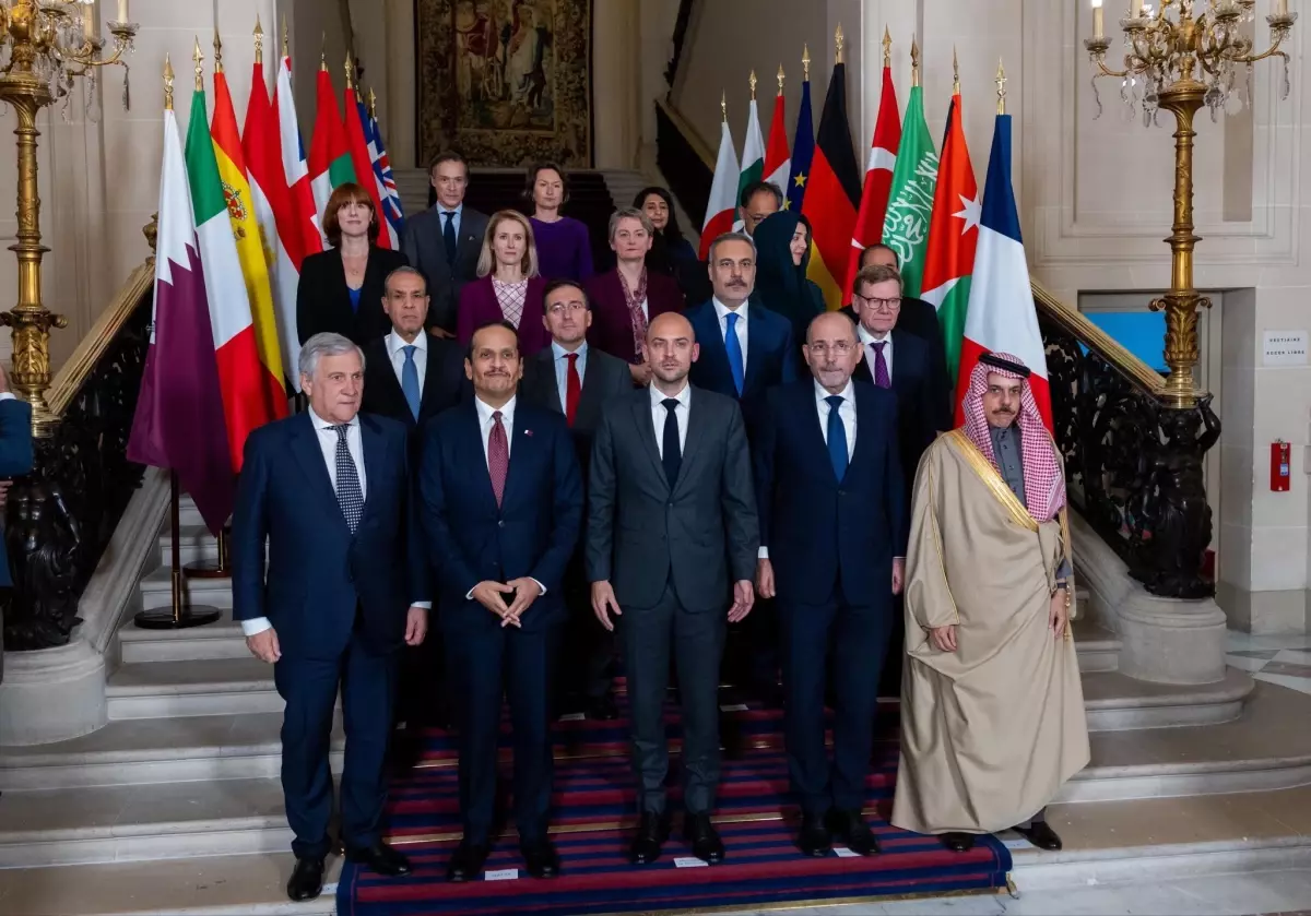 disisleri bakani hakan fidan pariste gazze toplantisina katildi g2ZV6ZSF