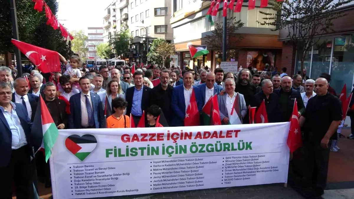 trabzonda gazze icin adalet yuruyusu duzenlendi vVARESDK