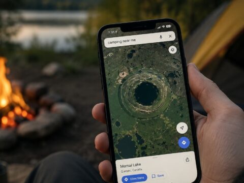 Kamp yapacak yer ararken tesadufen kesfetti google mapsteki goruntu sasirtti Fem6y16z